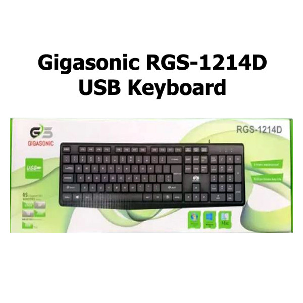 Gigasonic RGS-1214D USB Keyboard