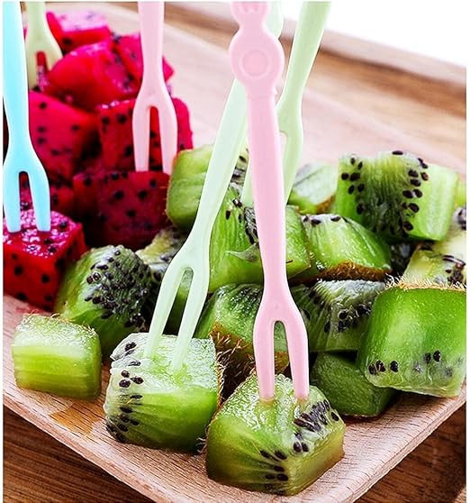 Fruit fork Plastic 1 Pkt